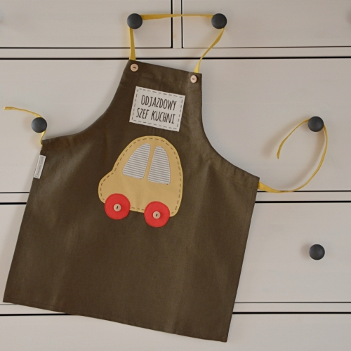 lniany fartuszek do przedszkola