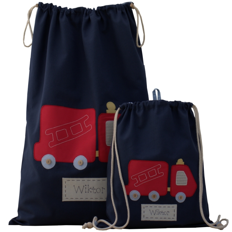 wyprawka do przedszkola wóz strażacki