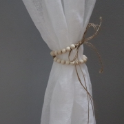 upięcia do lnianych firan i zasłon