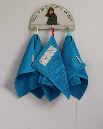 ręczniki turkusowe do przedszkola