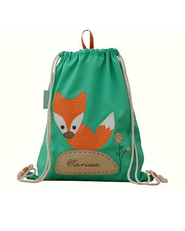 personalizowany plecak do przedszkola z liskiem