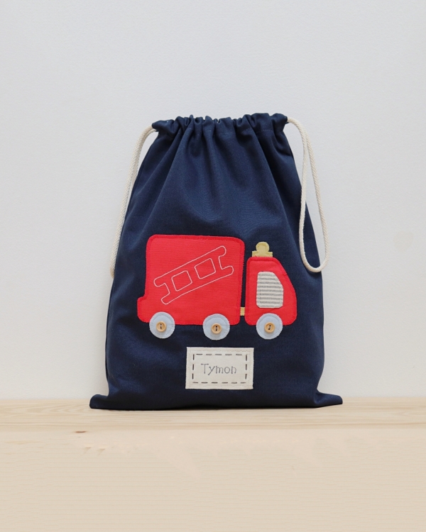 worek do przedszkola wóz strażacki