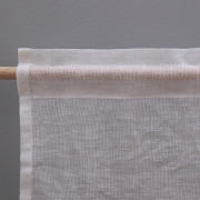 firana RUSTICO - tunel zdobiony kryzą