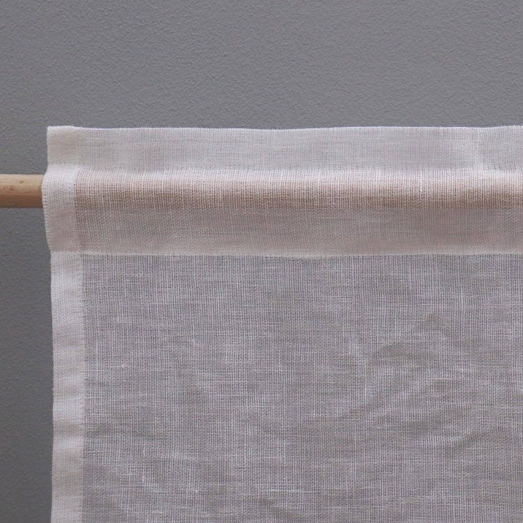 firana RUSTICO - tunel zdobiony kryzą