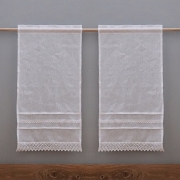 firana RUSTICO - zestaw do małych okien