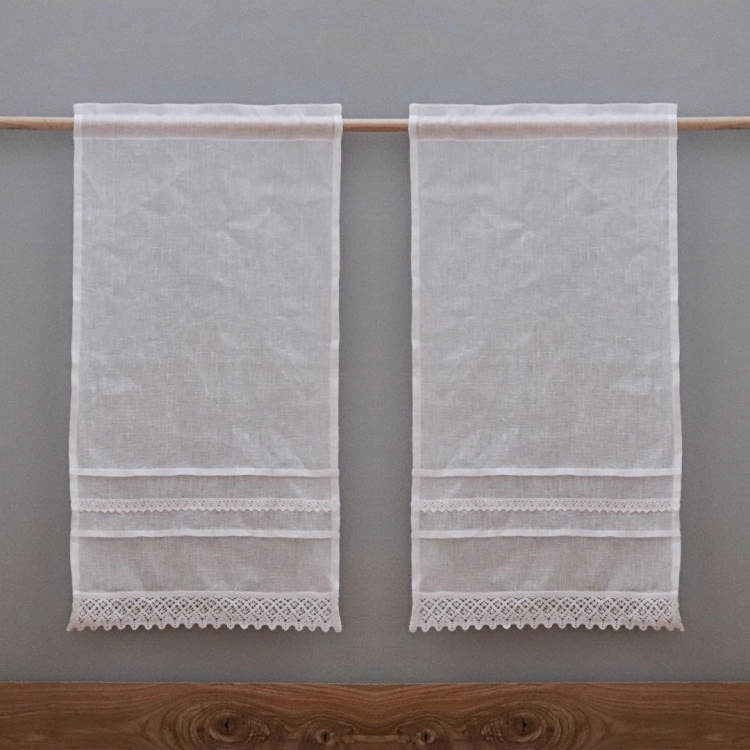 firana RUSTICO - zestaw do małych okien