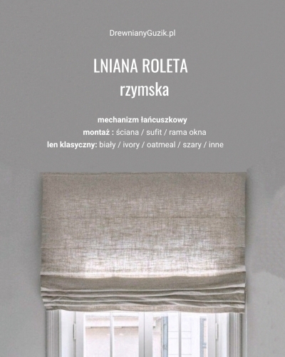 lniana roleta rzymska mechanizm lancuszkowy.jpg