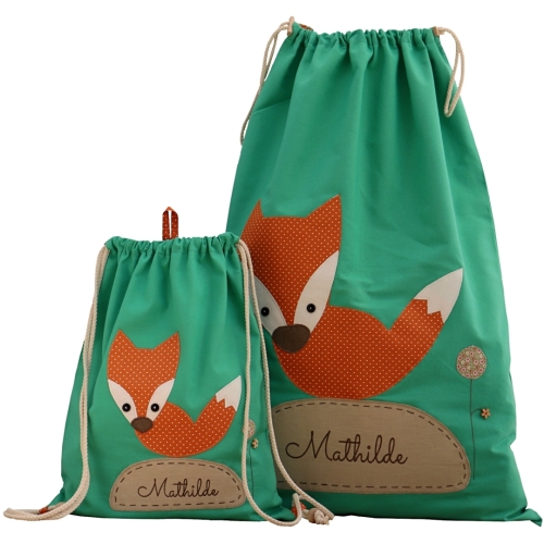 personalizowana wyprawka do przedszkola z liskiem